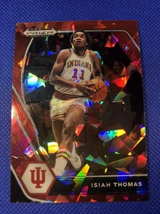 Isiah Thomas Panini Prizm 2021 #36 selecciones de draft hielo agrietado rojo - Imagen 1 de 2