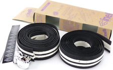Cinelli handlebar tape Black white Striped bar cork Ribbon vintage Bike NOS