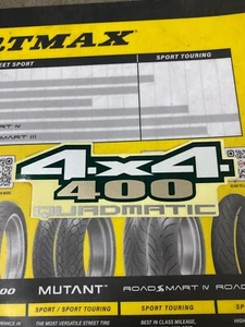 SUZUKI EIGER 400 FRONT FENDER 4X4 DECAL - Picture 1 of 1