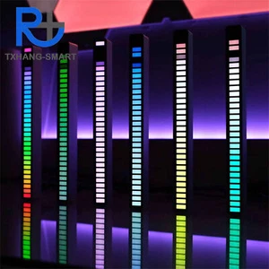32 LED RGB Car Atmosphere Light Bar Music Sound Control Rhythm Lamp A2TS - Picture 1 of 9