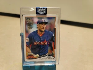 2014 Topps Archives 2020 1/1 Auto Hunter Pence All Star Game C1121 - Picture 1 of 6
