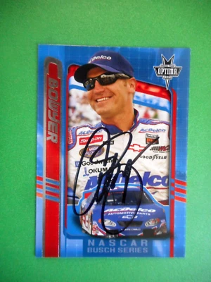Clint Bowyer signed 2005 PP OPTIMA AC DELCO RCR Chevy Busch Nascar Card #31 WCOA - Image 1 of 3
