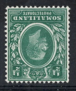 Somaliland. SG60w. 1/2d grün. Umgekehrtes Wasserzeichen. Hervorragend unmontiert neuwertig. - Bild 1 von 1