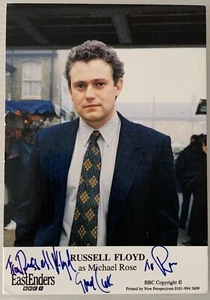 Russell Floyd as Michael Rose Signed Eastenders Fan Cast Photo Dedicated - Picture 1 of 1