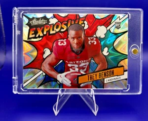 2024 Panini Absolute Football Trey Benson RC Explosive Case Hit Insert SSP - Picture 1 of 3