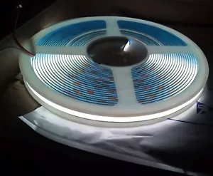 COB LED Strip 10m 32.8 feet DC 24V 12W/m Cold White Flexible Light Strips - Picture 1 of 8