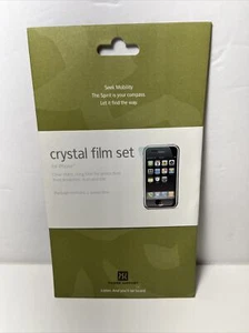 Apple iPhone Original ( 1 ) Screen Protector Crystal Film Set 2pack **NEW** - Picture 1 of 7