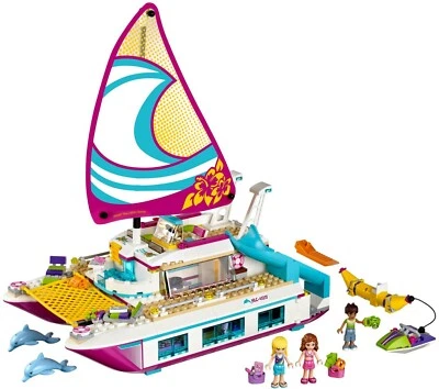 Lego Friends SUNSHINE CATAMARAN 41317 100% Complete with Instruction Manual - Image 1 of 4