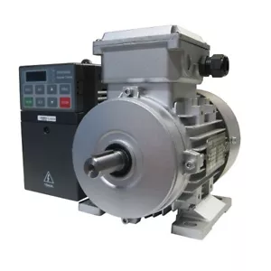 Single Phase VSD Variable Speed Frequency Drive IP20 & 0.75kW 1HP 2800rpm Motor - Picture 1 of 5