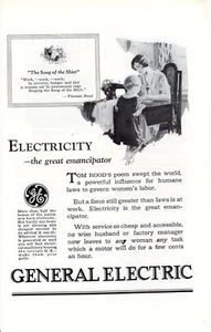 1926 Vintage print ad General Electric emancipator sewing shirt Hawaii Pineapple - Picture 1 of 2