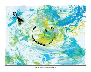 Moneigh print painted by Irish Pharoah (St. Patrick's Day) at Summer Wind Farm - Picture 1 of 3