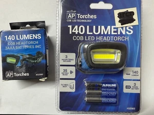AP Torches LED 140 Lumen COB Head Torch 35m Beam Active A52583 - Picture 1 of 3
