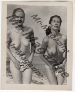 Brünette & blonde Models 4"x5" Foto Vintage sexy Käsekuchen gewagtes Pinup QU-77 - Bild 1 von 1