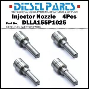 4x Boquilla de Inyector DLLA155P1025 para TOYOTA Hilux 1KD-FTV 23670-30280 095000-7780 - Imagen 1 de 5
