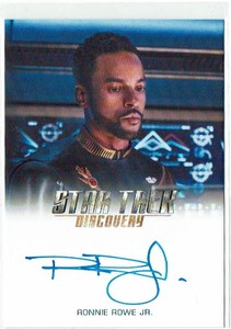 Star Trek Discovery Season One 1 Autograph Ronnie Rowe Jr. as Mirror Lt. Bryce