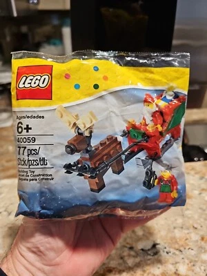LEGO 40059 Santa Reno Bolsa de Polietileno Sellada - RETIRADA Totalmente Nueva  Foto 1 de 2