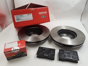 OEM MINTEX JAGUAR XJS SERIES 3 XJ6 XJ12 FRONT SET BRAKE DISCS PADS KIT GIRLING - Picture 1 of 12