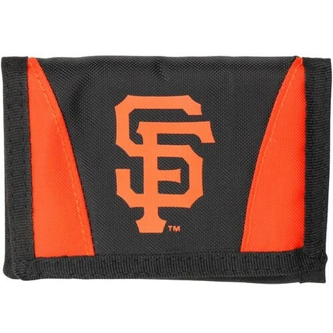 San Francisco Giants MLB Nylon Chamber  TRIFOLD Wallet nylon by Northwest co Cover