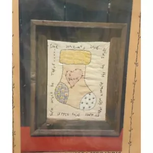 Nähen Sie einzigartige Kreationen Tara Lynn Darr #130 "Strümpfe wurden aufgehängt" 9" x 12" Hefter - Bild 1 von 3