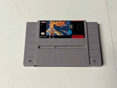 Star Fox SNES Super Nintendo Game Cartridge Authentic FX Chip – Tested & Working - Image 1 of 3