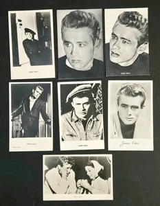 Raro lotto (7) cartoline James Dean non spedite - Foto 1 di 2