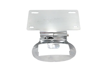 License Plate Relocation Bracket Chrome fits Harley Davidson Foto 1 de 4