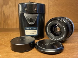 *Mint in Case* Canon FD 28mm F/2.8 S.C SC Wide Angle Lens From Japan - Picture 1 of 13