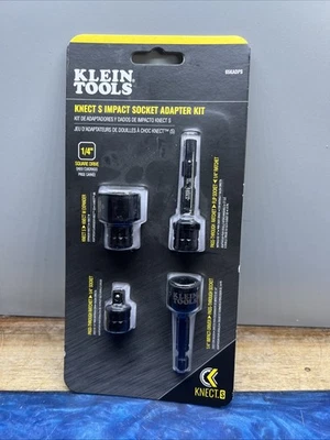 Klein Tools 65KADPS KNECT (S) Impact Socket Adapter Set - Image 1 of 4