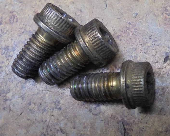 Juego de 3 pernos de rotor de freno de disco delantero Ducati Monster M600 M 600 2003 Foto 1 de 1