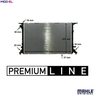 RADIATOR ENGINE COOLING CR 911 000P FOR AUDI TT/Roadster A4/S4/Allroad Q5/SUV - Image 1 of 4