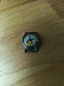 VINTAGE SNOW WHITE 1950 UK TIME WRISTWATCH - BROKEN/FOR PARTS - Picture 1 of 8