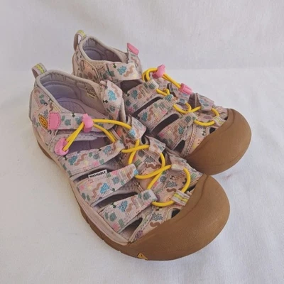 Keen Newport H2 Sandal Pink Tan Brown Yellow 4 36 Adventure Hybrid Water Hiking - Image 1 of 4