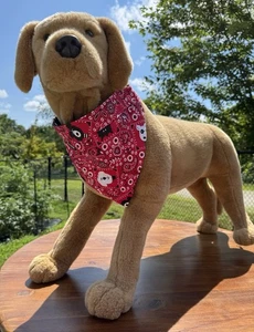 Melissa & Doug Large ADORABLE Yellow Lab Life-Size Plush Dog Stuffed Animal 32" - Picture 1 of 14