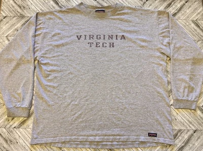 De Colección Virginia Tech Hombres XL Gris Hokies College NCAA Fútbol Deportes Ropa de Calle Foto 1 de 4