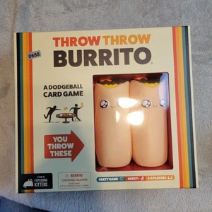 Throw Throw Burrito Dodgeball Card Game by Exploding Kittens Complete 0688 - Picture 1 of 6