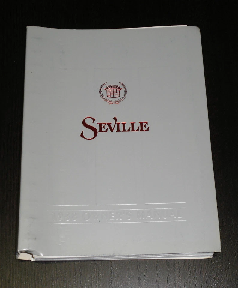 Manuale Di Istruzioni Chevrolet Cadillac Seville Anno 1988 - Immagine 1 di 1