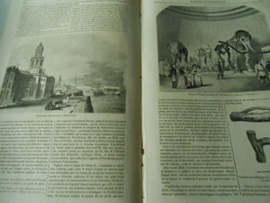 Musée des Sciences à St Pétersbourg 1848 Gravure Print Article - Bild 1 von 1