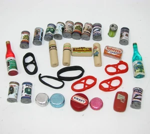 Dollhouse Miniature - 1:12 scale Food Items, lot Cheese Sausage Canned Deli - Bild 1 von 4