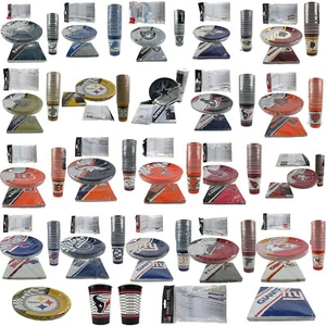 NFL Pick Your Team Picnic Tailgate Party Supplies Plates Cups Forks Napkins - Picture 1 of 122