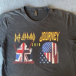Camiseta Def Leppard Journey Tour 2018 Talla Grande Lg Banda de Conciertos Camiseta de Música Rock - Imagen 1 de 15
