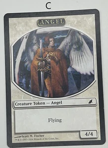 MTG Magic the Gathering Player Rewards Angel Token Scourge NM - Picture 1 of 20
