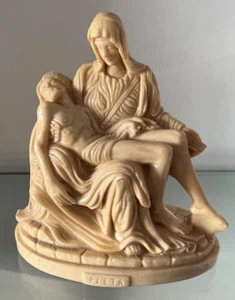 🔴 LA PIETA' statua scultura GIANNETTI in pasta di marmo ANNO SANTO 1975 - Imagen 1 de 8