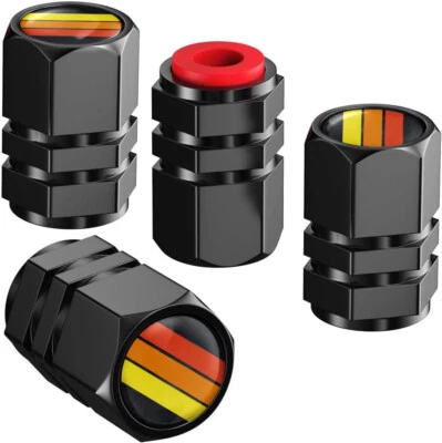 4Pcs Metal Car Wheel Tire Valve Stem Caps for Toyota TRD Sequoia Tundra 4Runner  - Image 1 of 4