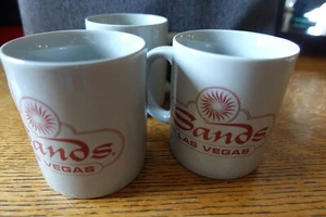 3 beautiful Sands Mugs - Vintage Las Vegas Memorabilia; - Picture 1 of 1