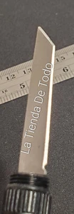 PEQUEÑO MINI CUCHILLO OCULTO ALERTA SEGURIDAD SUPERVIVENCIA SILBATO ALUMINIO - Imagen 1 de 8