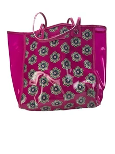 Vera Bradley Tote Pink Floral Large Pool Beach Bag Coastal Bloomcore Picnic - Picture 1 of 23
