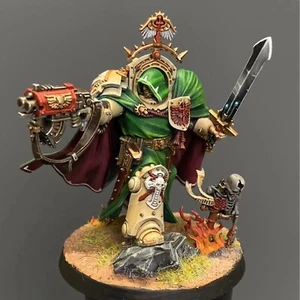 Warhammer 40K Belial, Grand Master Of Deathwing Dark Angels Painted 40000 GW - Picture 1 of 4