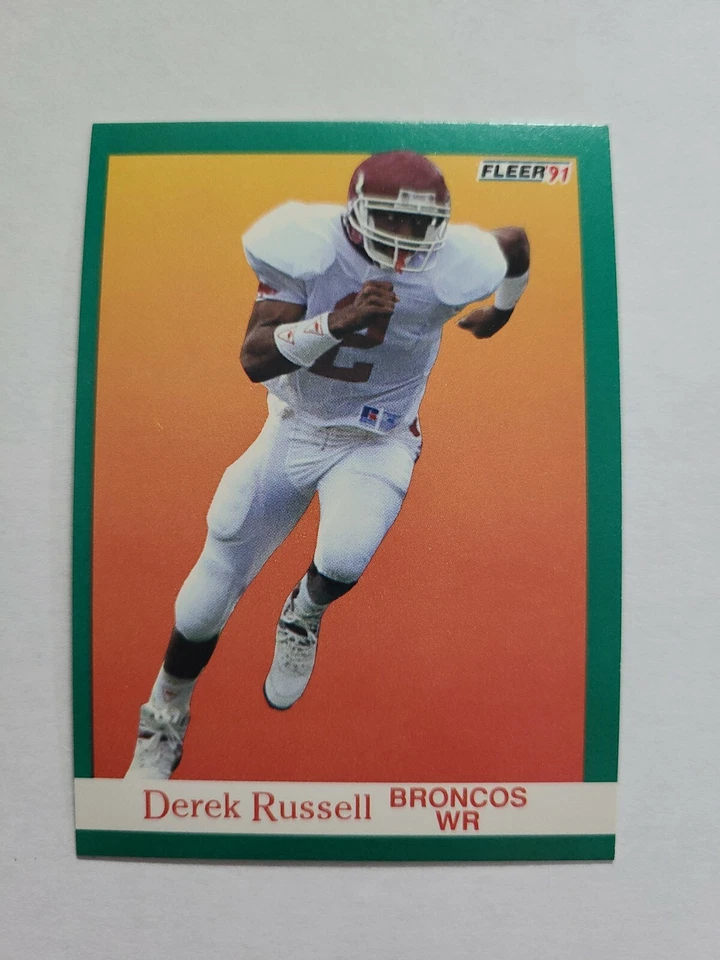 DEREK RUSSELL 1991 FLEER FOOTBALL CARD # 424 E0645 - Image 1 of 1