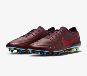 Nike Tiempo Legend 10 Elite Luxe FG Made in Italy Montebelluna Sz 9.5 FZ1487-600 - Picture 1 of 16