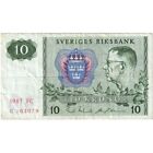 [#196251] Sweden, 10 Kronor, 1987, KM:52e, VF